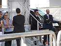 Besuch von Angela Merkel in Nordhausen (Foto: nnz, T. Soszynski, K. Knittel)