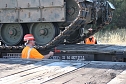 Panzer in Richtung Litauen verladen (Foto: Karl-Heinz Herrmann)