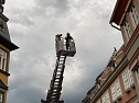 Feuerwehr&uuml;bung in der Bad Langensalzaer Altstadt (Foto: oas)