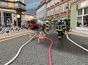 Feuerwehr&uuml;bung in der Bad Langensalzaer Altstadt (Foto: oas)