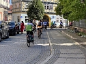 &Uuml;ber 150 Fahrradfahrer sind heute unterwegs nach Apolda (Foto: oas)
