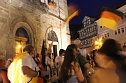 Public Viewing auf dem Neumarkt in Bad Langensalza zum Achtelfinalspiel der EM 2024 - Deutschland gegen D&auml;nemark (Foto: Eva Maria Wiegand)