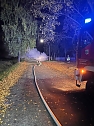 Fahrzeugbrand in der vergangenen Nacht (Foto: S.Dietzel)