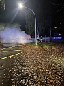 Fahrzeugbrand in der vergangenen Nacht (Foto: S.Dietzel)