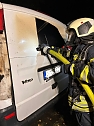Fahrzeugbrand in der vergangenen Nacht (Foto: S.Dietzel)