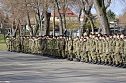 Verabschiedungsappell von Major Baumbach (Aufkl&auml;rungsbataillons 13 - Standort Gotha) auf dem Jahnplatz in Bad Langensalza (Foto: Eva Maria Wiegand)