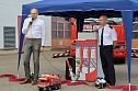 Feierliche &Uuml;bergabe der neuen Drehleiter bei der Feuerwehr in Bad Langensalza (Foto: Eva Maria Wiegand)