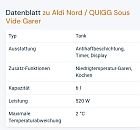 QUIGG SOUS VIDE GARER 