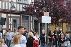 Bild: Protestkundgebung Oktober in Bad Langensalza (Foto: oas)