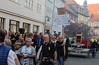 Bild: Protestkundgebung Oktober in Bad Langensalza (Foto: oas)
