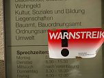 Warnstreik in Nordhausen (Foto: nnz)