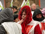 Warnstreik in Nordhausen (Foto: nnz)