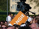 Besuch von Angela Merkel in Nordhausen (Foto: nnz, T. Soszynski, K. Knittel)