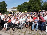 Besuch von Angela Merkel in Nordhausen (Foto: nnz, T. Soszynski, K. Knittel)