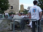 Besuch von Angela Merkel in Nordhausen (Foto: nnz, T. Soszynski, K. Knittel)