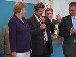 Besuch von Angela Merkel in Nordhausen (Foto: nnz, T. Soszynski, K. Knittel)