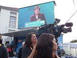 Besuch von Angela Merkel in Nordhausen (Foto: nnz, T. Soszynski, K. Knittel)