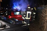 Mutmaßliche Brandanschläge gestern nacht in Sonderhausen (Foto: S.Dietzel) Mutmaßliche Brandanschläge gestern nacht in Sonderhausen (Foto: S.Dietzel)