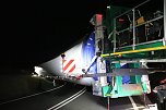 Schwerlasttransport mit Windr&auml;dern (Foto: S.Dietzel)