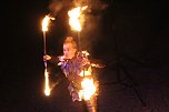 Atemberaubendes Feuerspektakel auf dem T&ouml;pfermarkt in Bad Langensalza  (Foto: Eva Maria Wiegand)