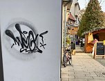 Schmierereien in Bad Langensalza (Foto: Landespolizeiinspektion Nordhausen)