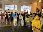 Demonstration auf dem Bad Langensalzaer Neumarkt (Foto: oas)