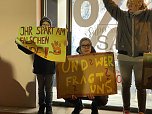 Demonstration auf dem Bad Langensalzaer Neumarkt (Foto: oas)