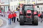 Fr&ouml;hlichbunter Karnevalsumzug in und um Bad Langensalza (Foto: Eva Maria Wiegand/ Olaf Schulze)