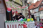 Fr&ouml;hlichbunter Karnevalsumzug in und um Bad Langensalza (Foto: Eva Maria Wiegand/ Olaf Schulze)