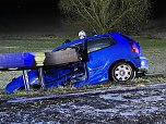 Schwerer Verkehrsunfall bei Gunderslaben (Foto: S.Dietzel)