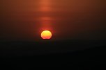 Sonnenuntergang - fotografiert vom Hainer Berg (Foto: Christoph Keil)