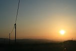 Sonnenuntergang - fotografiert vom Hainer Berg (Foto: Christoph Keil)