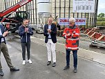 Erster Spatenstich f&uuml;r Siloerweiterungsbau in Bad Langensalza (Foto: oas)