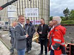 Erster Spatenstich f&uuml;r Siloerweiterungsbau in Bad Langensalza (Foto: oas)
