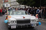 Farbenfroher Festumzug zum 211. Brunnenfest in Bad Langensalza (Foto: Eva Maria Wiegand)
