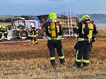 Hoher Schaden nach Feuer auf dem Feld (Foto: Marvin Herting/Silvio Dietzel)
