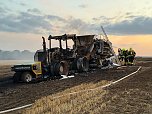 Hoher Schaden nach Feuer auf dem Feld (Foto: Marvin Herting/Silvio Dietzel)