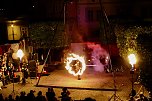 Spektakul&auml;re Feuershow von "EVENTPUPPETS" beim Mittelalterstadtfest in Bad Langensalza (Foto: Eva Maria Wiegand)