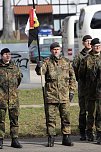 Verabschiedungsappell von Major Baumbach (Aufklärungsbataillons 13 - Standort Gotha) auf dem Jahnplatz in Bad Langensalza (Foto: Eva Maria Wiegand) Verabschiedungsappell von Major Baumbach (Aufklärungsbataillons 13 - Standort Gotha) auf dem Jahnplatz in Bad Langensalza (Foto: Eva Maria Wiegand)