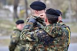 Verabschiedungsappell von Major Baumbach (Aufklärungsbataillons 13 - Standort Gotha) auf dem Jahnplatz in Bad Langensalza (Foto: Eva Maria Wiegand) Verabschiedungsappell von Major Baumbach (Aufklärungsbataillons 13 - Standort Gotha) auf dem Jahnplatz in Bad Langensalza (Foto: Eva Maria Wiegand)