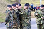 Verabschiedungsappell von Major Baumbach (Aufklärungsbataillons 13 - Standort Gotha) auf dem Jahnplatz in Bad Langensalza (Foto: Eva Maria Wiegand) Verabschiedungsappell von Major Baumbach (Aufklärungsbataillons 13 - Standort Gotha) auf dem Jahnplatz in Bad Langensalza (Foto: Eva Maria Wiegand)