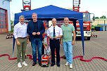 Feierliche &Uuml;bergabe der neuen Drehleiter bei der Feuerwehr in Bad Langensalza (Foto: Eva Maria Wiegand)