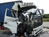 Unfall auf der A 38 Bild: Unfall auf der A 38