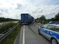 Unfall auf der A 38 Bild: Unfall auf der A 38