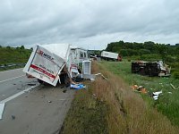 Bild: Schwerer Unfall auf der A9