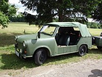 Bild: Eigent&uuml;mer dieser Fahrzeuge (Trabant P 601-A und P 601 -F) ist Hartmut Beyer aus Hainrode.