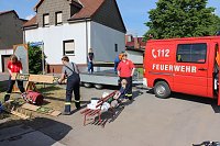 Bild: Feiern am Radweg haben begonnen