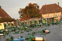 Bierlaster verunglückt Bild: Bierlaster verunglückt
