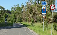Für Radfahrer und Fußgänger Umleitung über den Possen Bild: Für Radfahrer und Fußgänger Umleitung über den Possen