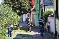 Polizeieinsatz in Kleinkeula Bild: Polizeieinsatz in Kleinkeula